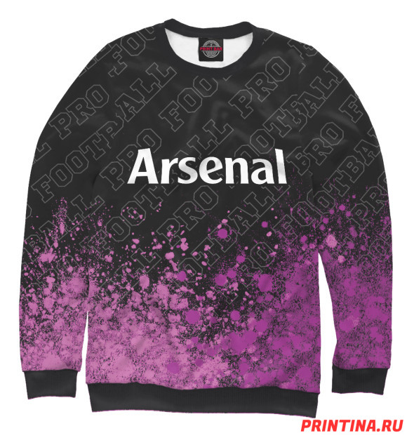 Женский Свитшот Arsenal Pro Football (color splash), артикул: ARS-755668-swi-1