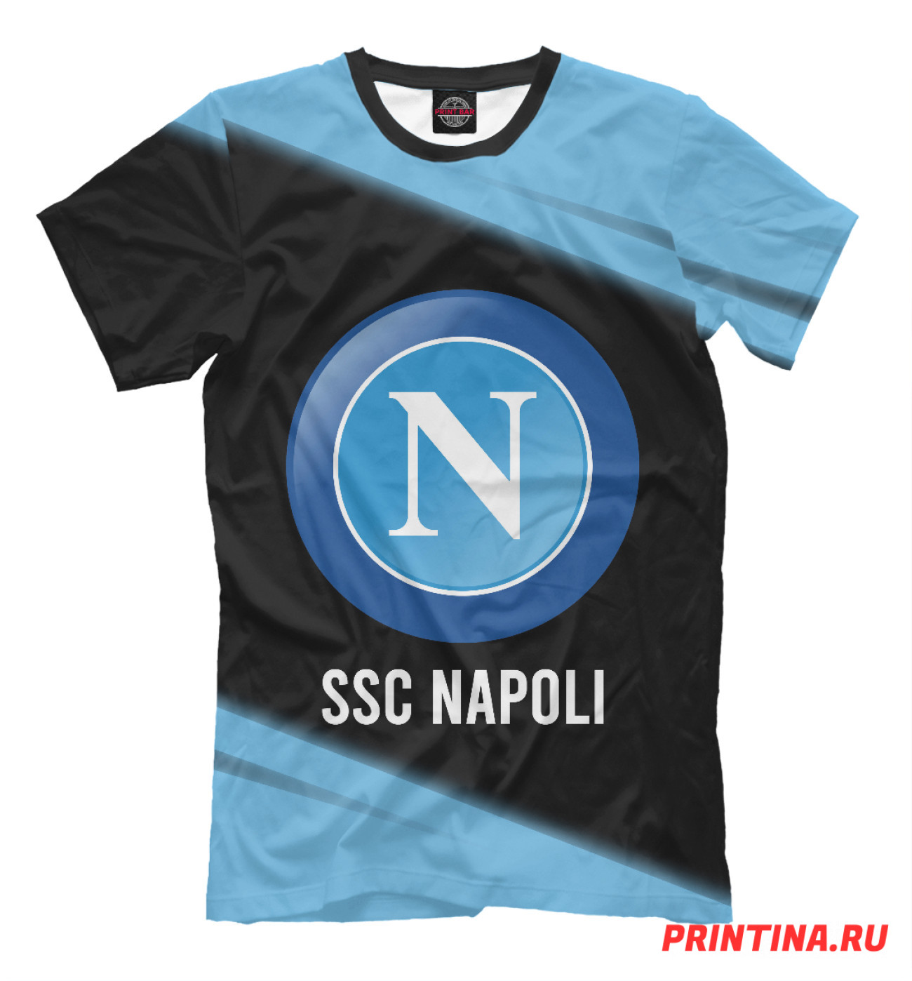 Мужская Футболка SSC Napoli / Наполи, артикул: NPL-351172-fut-2