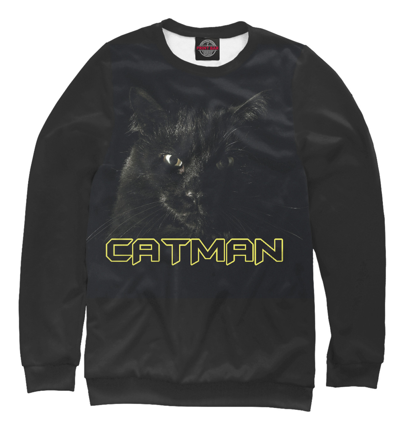 Мужской Свитшот Catman - Кэтмен, артикул: CAT-492753-swi-2
